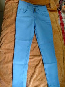 Blue High Waisted Jeans