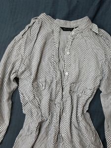 Stripped Kurti/Shrug
