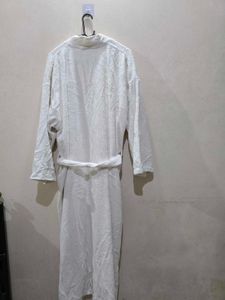 Cozy White Terry Robe (Premium)