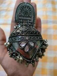 Oxidised Big Earrings Jewellery