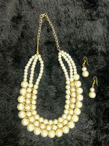 Pearl Layered Jewellery Set