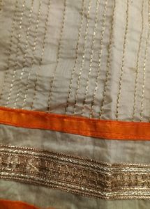 Pakistani Type Golden And Order Suit