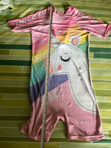 Rainbow Unicorn Swimsuit For 8-10 Yrs