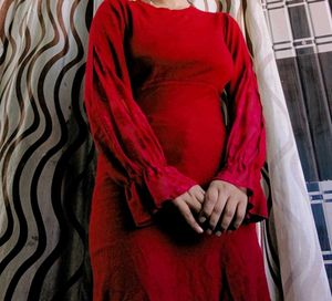 Elegant Maroon Dress