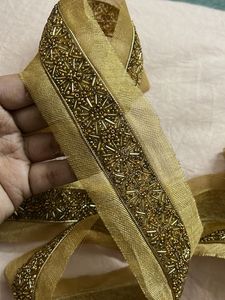 Gold Beaded Trim