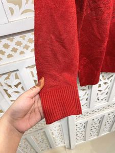 Oversized Knit Top A