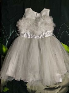 White Sparkle Tulle Party Dress