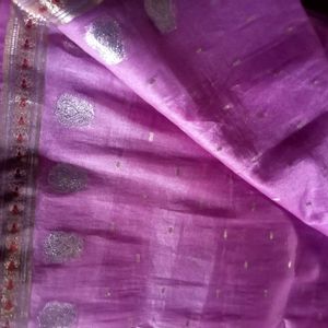 Elegant Lavender Saree