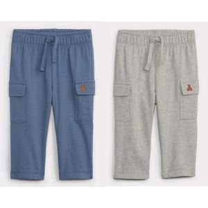 Kids Matcha Cargo Sweatpant Set Of 2 Unisex(3-6 M)