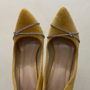 Elegant Mustard Heels