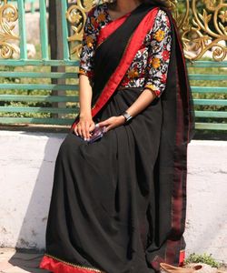 Beautiful Black Saree