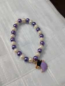 Pearl Bracelet with Charm