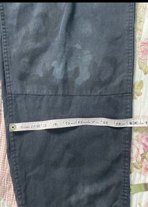 Cargo Military Black Washed 6 Pocket