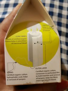 8 MINI TAMPONS-JUST REGULAR FLOW