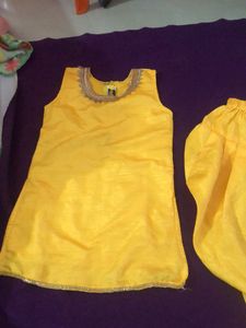 yellow dress for baby girl