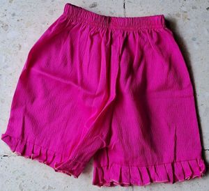 Cute Pink Dress &amp; Shorts Set