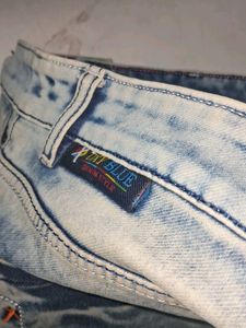 Distressed Denim Jeans