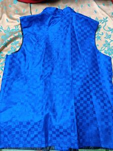 Self Design Nehru Jacket For Men (4xl)