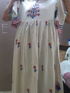 Embroidered Floral Dress
