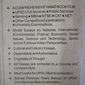A Compendium Of Essays Civil &amp; Competitions