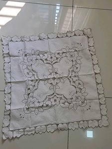 Floral Embroidered Table Cover
