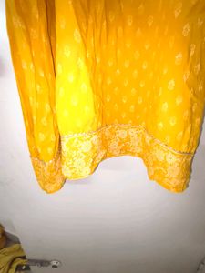 Yellow Embroidered Kurta