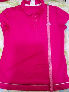 Adidas Pink Polo Tshirt