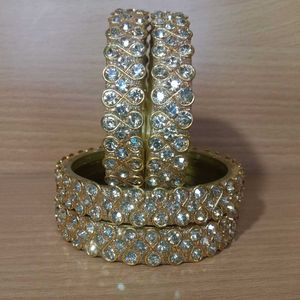 Sparkling Shadow Bangle Set