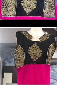 full flair Anarkali gown