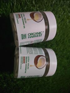 Pack Of 2 Organic Harvest Extra Virgin Coconut Oil