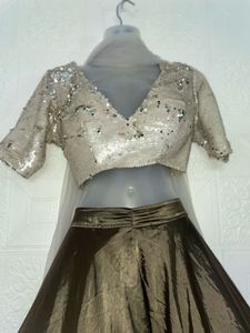 SATIN LEHENGA CHOLI