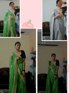 New With Blouse Saree
