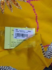 Pink Patterned saree