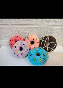 Crochet Donut Keychains