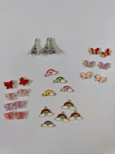 Charm Lot: Eiffel Towers, Rainbows, Butterflies