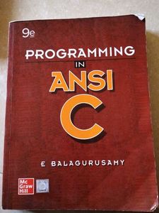 Programming in ANSI C