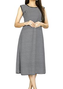 Striped Sleeveless Dress