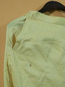 Yellow Embroidered Tunic