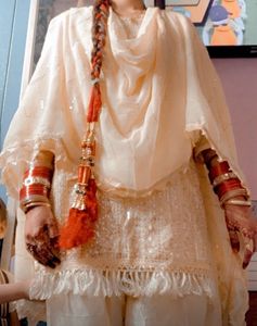 Panjabi Suit With Dupatta And Shalwar