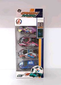 360° Jumping Metal Toy Car Set