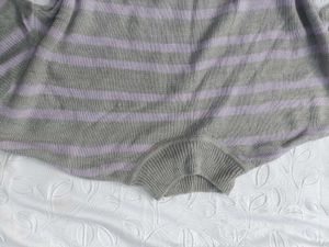 H&amp;M Striped Knit Pullover Sweater