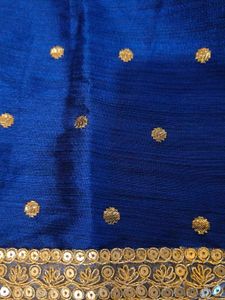Blue Embellished Ethnic Skirt