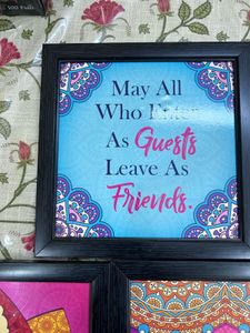 Set of 3 Framed Wall Decor