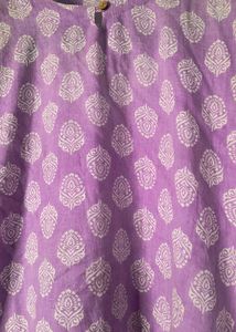Lavender Short Kurti
