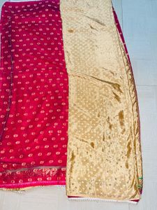 FOR DIWALI New Red Silk Saree