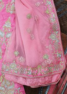 Heavy Bridal Lahnga In Pink Colour 😍💕