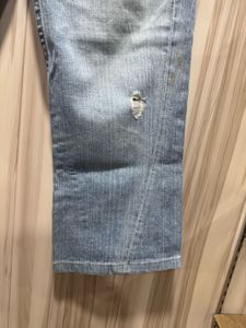 True Religion World Tour Washed Distressed Jeans