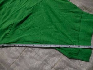 Green Button-Up Shirt
