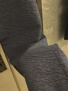 Comfy Blue Textured Pants