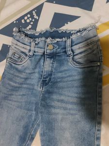 Frayed Hem Jeans